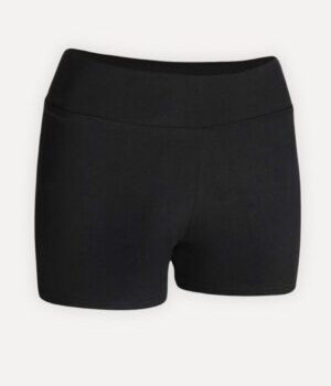 hotpants-schwarz-damen-mannequin-vorderansicht