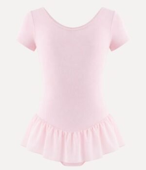 Balletttrikot mit ärmeln | Rosa | Mit Röckchen | Star