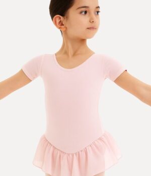 Alternative view of Balletttrikot mit ärmeln | Rosa | Mit Röckchen | Star
