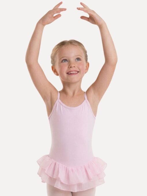 Ballettanzug | Kindertrikot | Rosa | Chiffon Rock | Diva – Bild 3