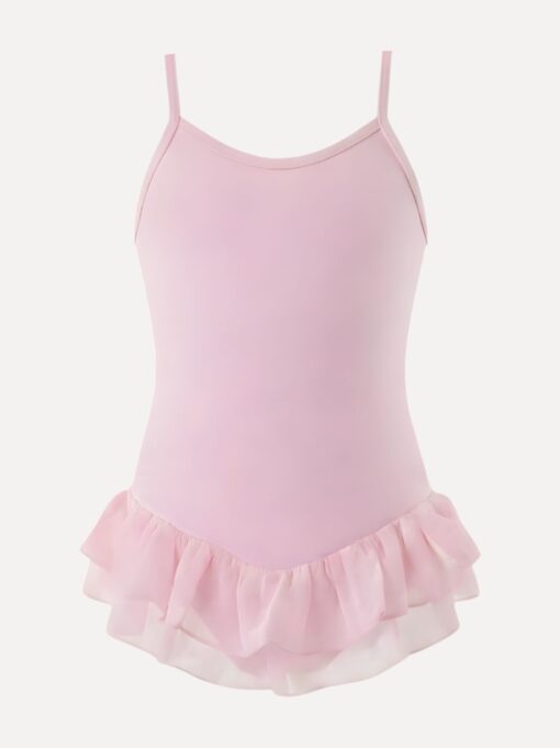 Ballettanzug | Kindertrikot | Rosa | Chiffon Rock | Diva