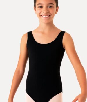 Alternative view of Ballett Trikot | Schwarz | Mit rundem Ausschnitt | Rondo
