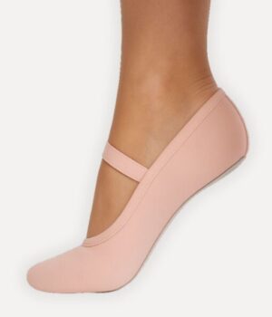 ballettschuhe-kinder-rosa-eleve-seitenansicht-am-modell