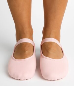 ballettschuhe-kinder-rosa-eleve-vorderansicht