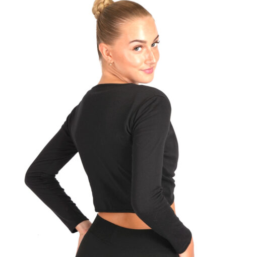 ballettjacke-schwarz-dames-rueckansicht
