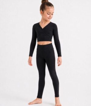 legging-schwarz-kind-flex-modell-vorderansicht-detail