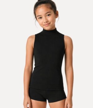 tanztop-schwarz-kind-roxy-modell-vorderansicht