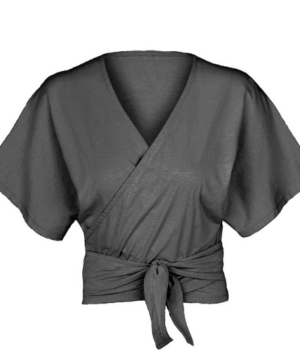Wickeljacke-Kurze-Ärmel-kimono