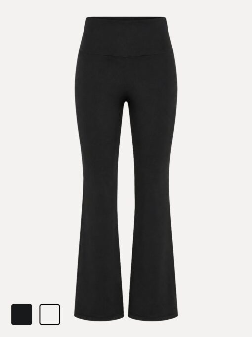flared-legging-dames-zwart-wit-510x681
