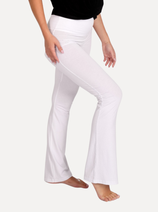 legging-weiss-damen-modell-seitenansicht