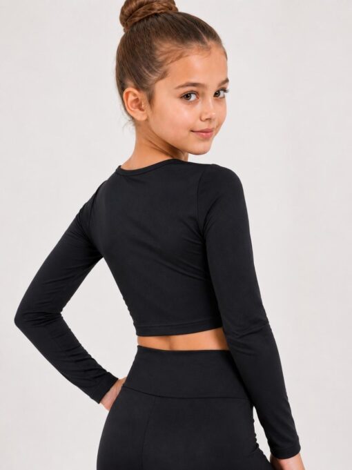 Ballettjacke Kind Schwarz | Luxor – Bild 4