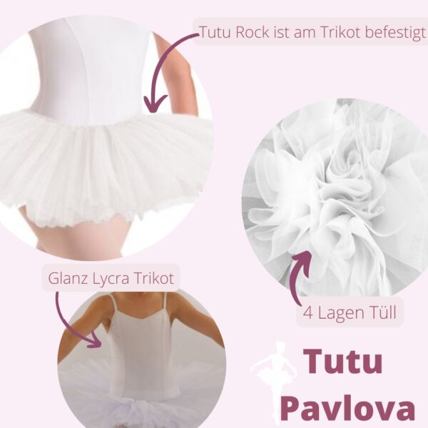 Ballett-Tutu | in Weiß | Pavlova